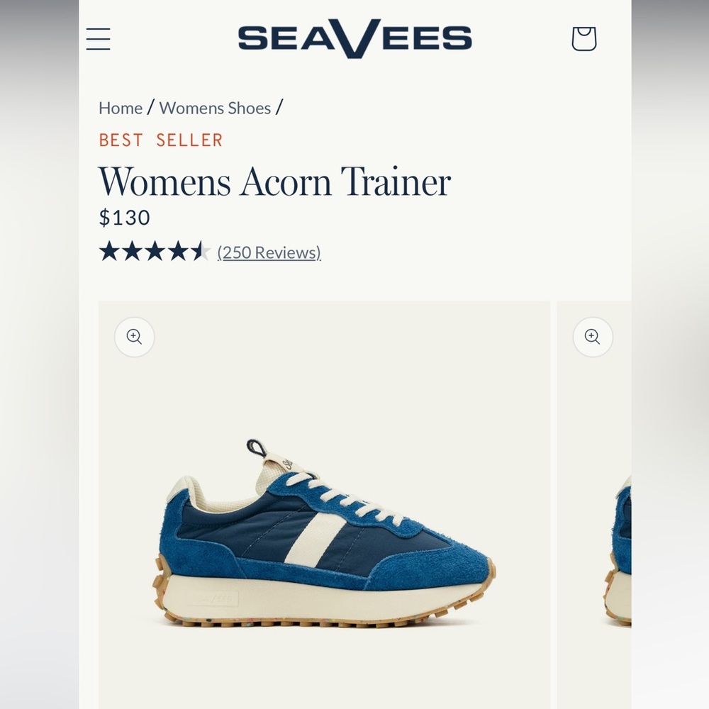 SeaVees Women's Acorn Trainer - Picture 2 of 8
